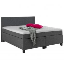 Loftscape Lit boxspring Saint Anne - Gris foncé - 180 x 200cm