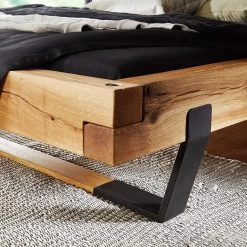 Loftscape Lit en bois massif Saint Bees - 200 x 200cm -Lits & literie Soldes 1000230547 210111 16224800024 DETAILS P000000001000230547