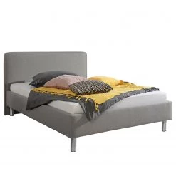 Loftscape Lit capitonné McLoud - Gris lumineux - 160 x 200cm