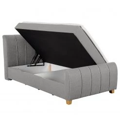 Loftscape Lit boxspring Noble County - Gris lumineux - 120 x 200cm -Lits & literie Soldes 1000234025 201214 17034200123 DETAILS P000000001000234025