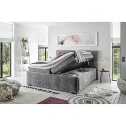 Loftscape Lit capitonné Villemade - Gris -Lits & literie Soldes 1000235416 201222 15431100022 MOOD DETAILS P000000001000235416 mood