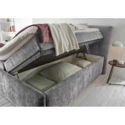Loftscape Lit capitonné Villemade - Gris -Lits & literie Soldes 1000235416 201222 15432300028 DETAILS P000000001000235416