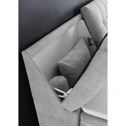 Loftscape Lit boxspring Bornel - Argenté -Lits & literie Soldes 1000235424 201222 15450900080 DETAILS P000000001000235424