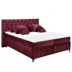 Loftscape Lit boxspring Nestier - Rouge bourgogne