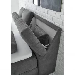 Loftscape Lit capitonné Tusson - Gris foncé -Lits & literie Soldes 1000235433 201222 15472900153 DETAILS P000000001000235433