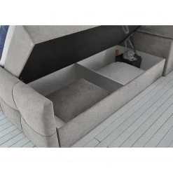 Loftscape Lit capitonné Tusson - Limon -Lits & literie Soldes 1000235436 201222 15482600182 DETAILS P000000001000235436