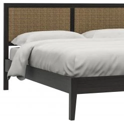 Studio Copenhagen Lit Canee - Cannage / Placage en bois véritable - Naturel / Chêne noir -Lits & literie Soldes 1000242174 210831 13020000048 DETAILS P000000001000242174