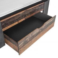 Loftscape Cadre de lit Avrille - Imitation old Style foncé -Lits & literie Soldes 1000249927 210305 15051600088 DETAILS P000000001000249927