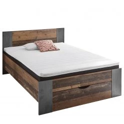 Loftscape Cadre de lit Avrille - Imitation old Style foncé -Lits & literie Soldes 1000249927 210720 10473700162 DETAILS P000000001000249927