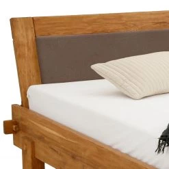 Ars Natura Lit en bois massif Saint Davids - Chêne sauvage - 140 x 200cm -Lits & literie Soldes 1000252491 210428 18381800018 DETAILS P000000001000252491