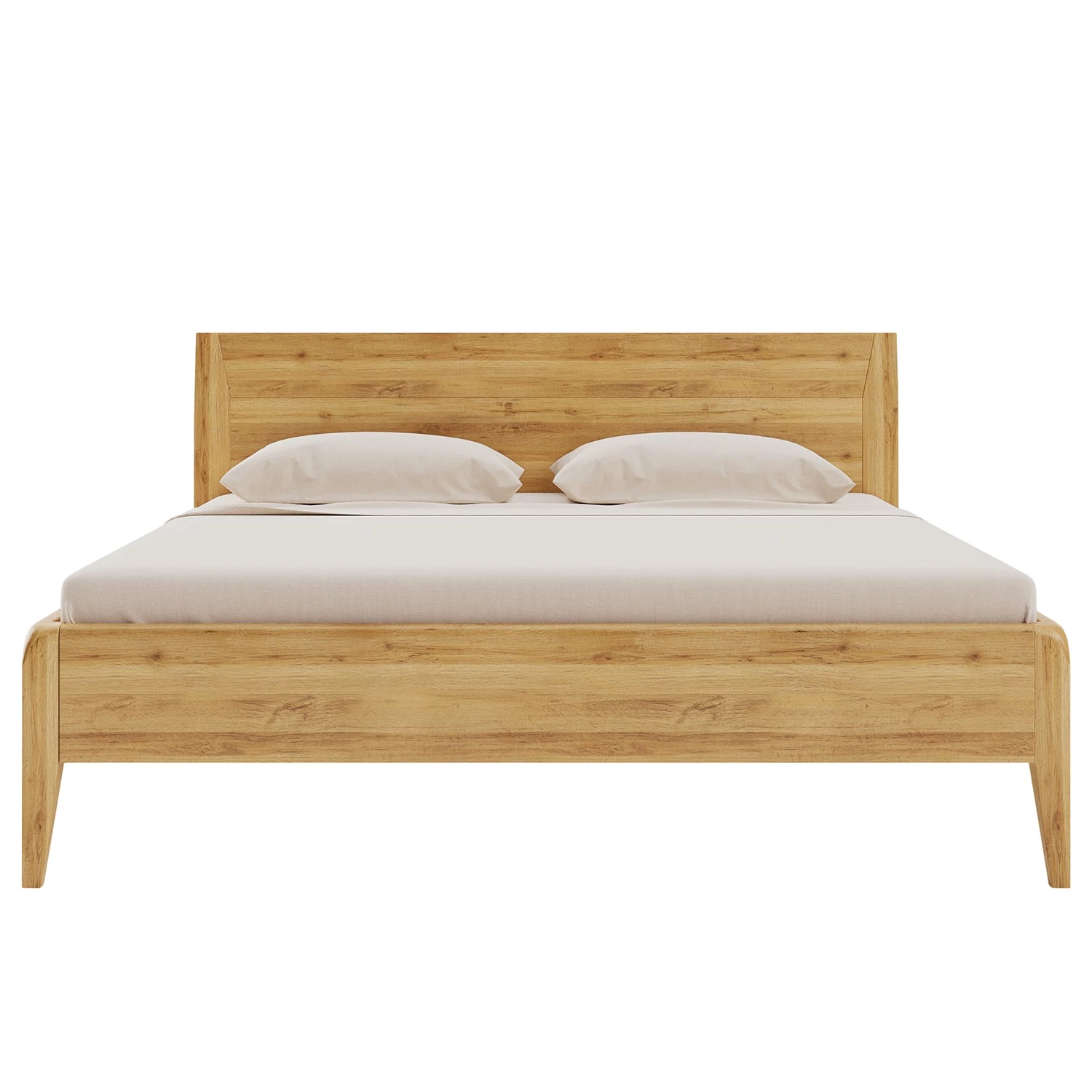 Ars Natura Lit en bois massif Tanville - Chêne sauvage - 160 x 200cm 3 Ars Natura Lit en bois massif Tanville - Chêne sauvage - 160 x 200cm – Image 3