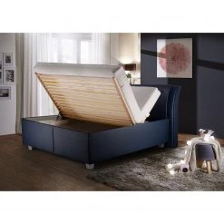 Loftscape Lit capitonné Sagadi - Bleu foncé - 140 x 200cm - D3 medium -Lits & literie Soldes 1000262871 210525 15353700195 MOOD DETAILS P000000001000262871 mood