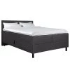 Loftscape Lit boxspring Nanau - Gris - 160 x 200cm