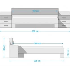 Wimex Futon Sulzbach I - Profondeur : 228 cm -Lits & literie Soldes 1000265138 210806 16490300009 SKETCH DETAILS P000000001000265138 sketch