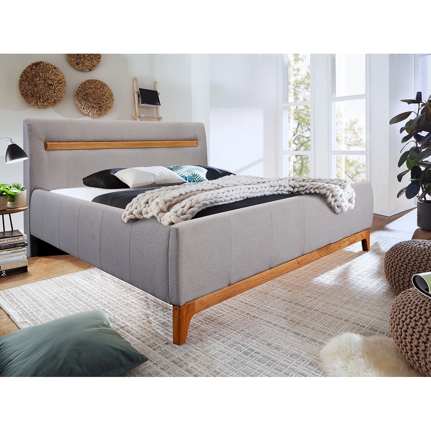 Loftscape Lit capitonné Kas - 160 x 200cm 2 Loftscape Lit capitonné Kas - 160 x 200cm – Image 2