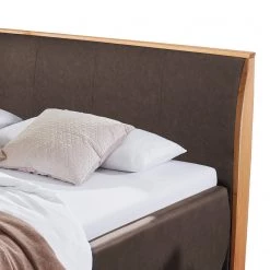 Loftscape Lit capitonné Ruth - Marron / Chêne - 140 x 200cm -Lits & literie Soldes 1000268655 210618 12205800127 DETAILS P000000001000268655