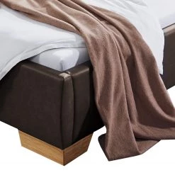 Loftscape Lit capitonné Ruth - Marron / Chêne - 140 x 200cm -Lits & literie Soldes 1000268655 210618 12205800128 DETAILS P000000001000268655