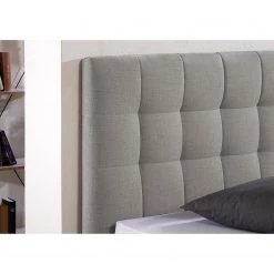 Loftscape Lit capitonné Martu - Gris - 160 x 200cm -Lits & literie Soldes 1000272391 210614 14422400043 MOOD DETAILS P000000001000272391 mood