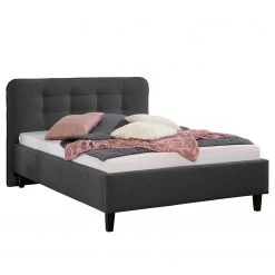 Loftscape Lit capitonné Ava - Anthracite - 140 x 200cm