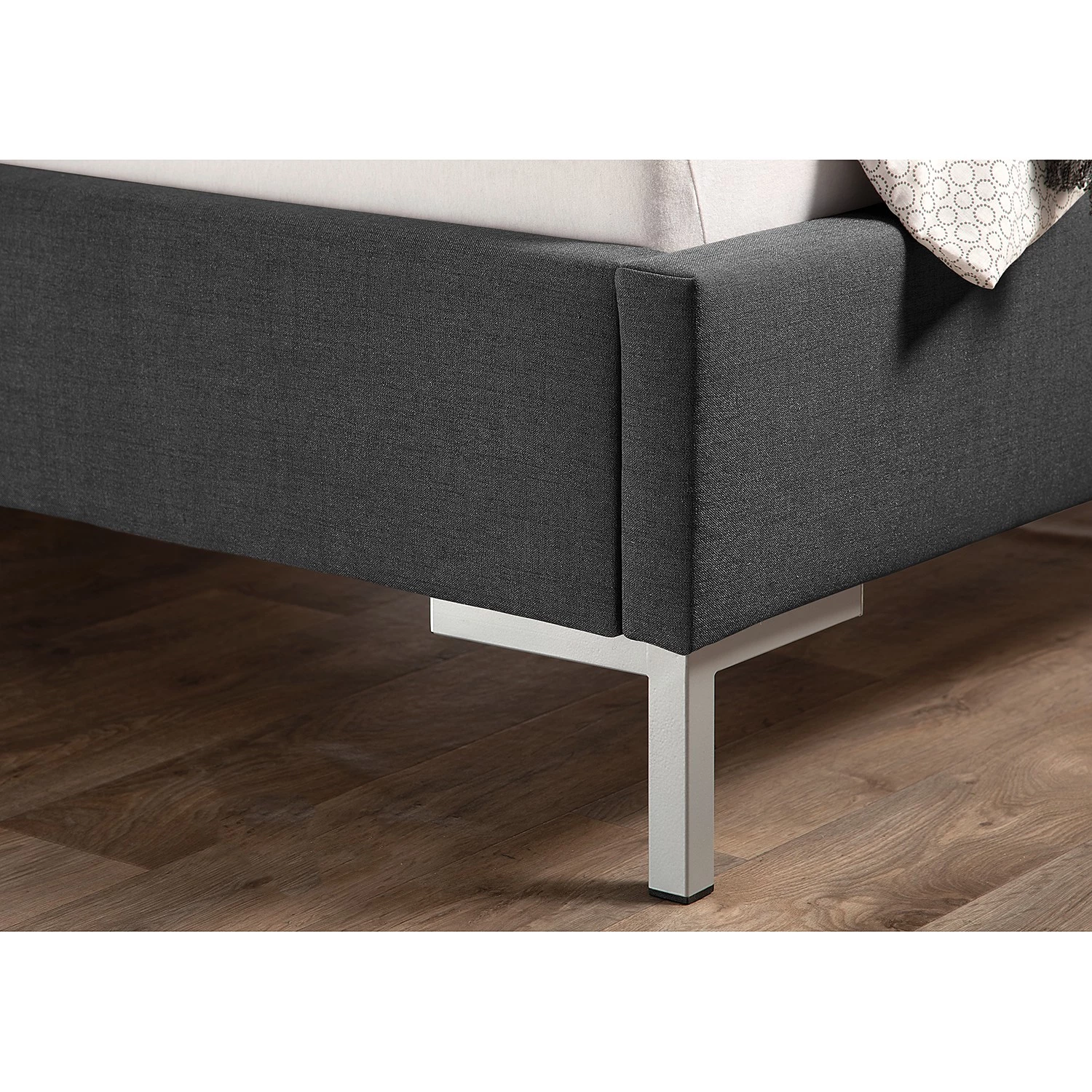 Loftscape Lit capitonné Milo - Anthracite - 180 x 200cm 5 Loftscape Lit capitonné Milo - Anthracite - 180 x 200cm – Image 5