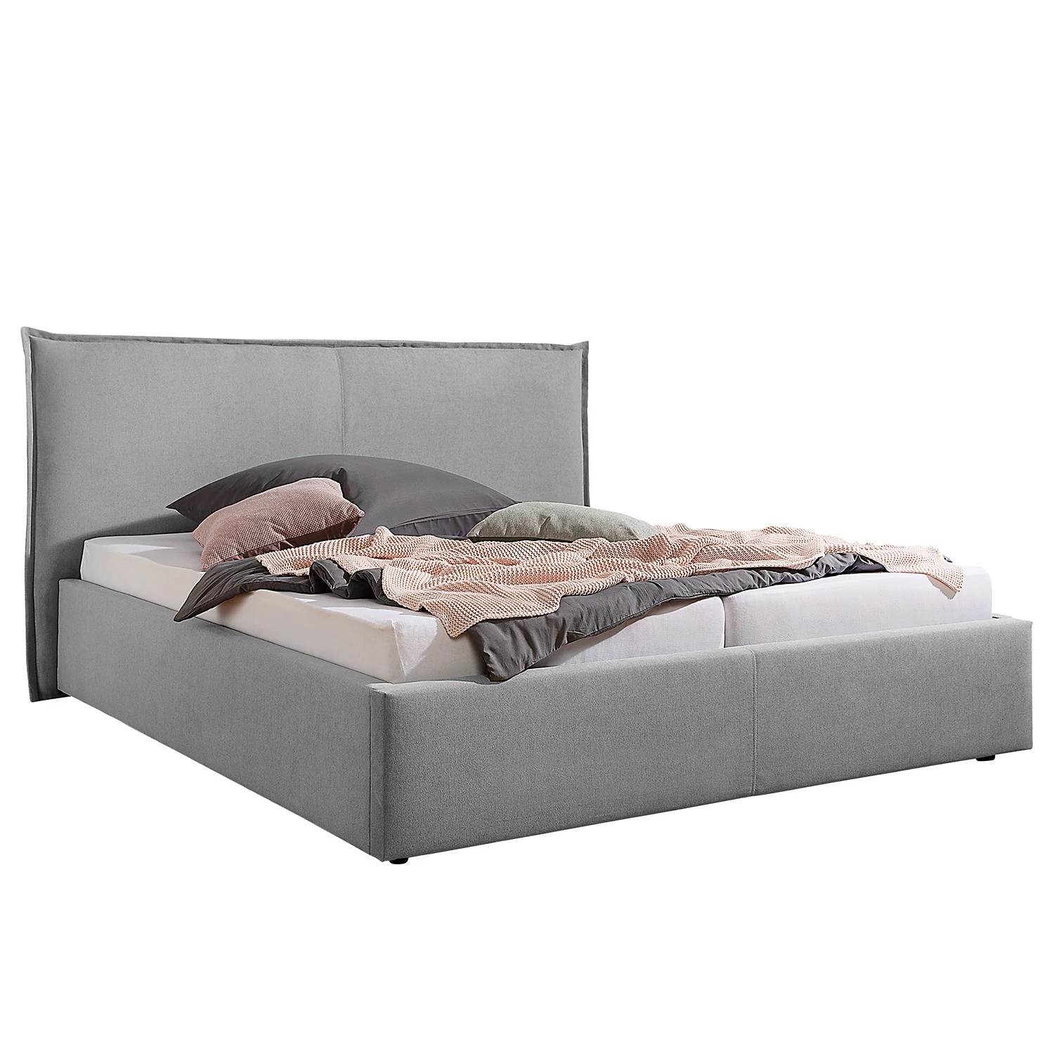 Loftscape Lit capitonné Sina - Gris - 180 x 200cm 1 Loftscape Lit capitonné Sina - Gris - 180 x 200cm