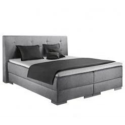 Loftscape Lit boxspring Austin - Argenté - 180 x 200cm - D2 souple
