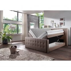 Loftscape Lit boxspring Calina - Limon - 200 x 200cm - D3 medium -Lits & literie Soldes 1000273211 210625 11313000395 MOOD DETAILS P000000001000273211 mood