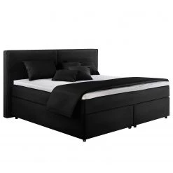 Loftscape Lit boxspring Clark - Noir - 200 x 200cm - D2 souple