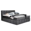 Loftscape Lit boxspring Casa View - Gris foncé - 160 x 200cm - D3 medium