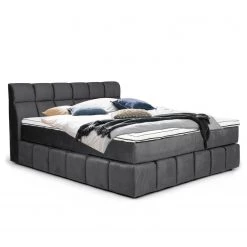 Loftscape Lit boxspring Casa View - Gris foncé - 160 x 200cm - D3 medium