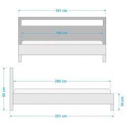 Ars Natura Lit Eliott -Lits & literie Soldes 1000280662 220218 500 SKETCH DETAILS P000000001000280662 sketch