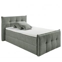 Loftscape Lit capitonné Darlington - Gris - 140 x 200cm