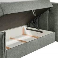 Loftscape Lit capitonné Darlington - Gris - 140 x 200cm -Lits & literie Soldes 1000281859 210916 10540400133 DETAILS P000000001000281859