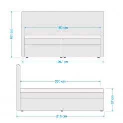Loftscape Lit capitonné Baltimore -Lits & literie Soldes 1000281865 210916 10545800609 SKETCH DETAILS P000000001000281865 sketch