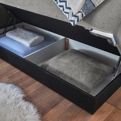 Loftscape Lit boxspring Liverpool - Gris - 160 x 200cm -Lits & literie Soldes 1000281870 210916 10541100225 DETAILS P000000001000281870