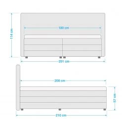 Loftscape Lit boxspring Oklahoma -Lits & literie Soldes 1000281893 210916 10545900636 SKETCH DETAILS P000000001000281893 sketch