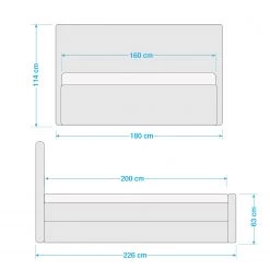 Loftscape Lit boxspring Galveston - 160 x 200cm -Lits & literie Soldes 1000281907 210916 10550000650 SKETCH DETAILS P000000001000281907 sketch