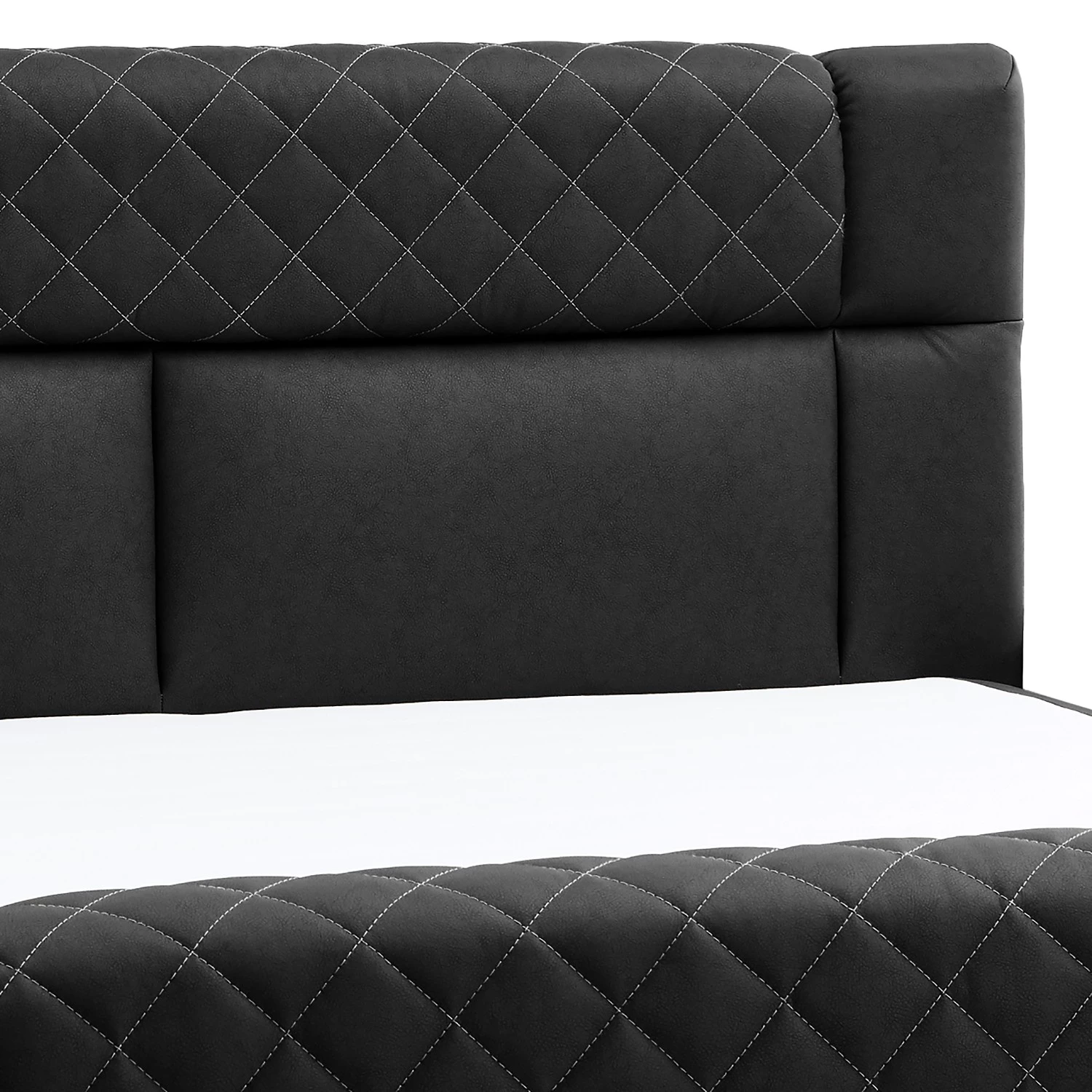 Loftscape Lit boxspring Chandler IV - Noir - 180 x 200cm - D2 souple 5 Loftscape Lit boxspring Chandler IV - Noir - 180 x 200cm - D2 souple – Image 5