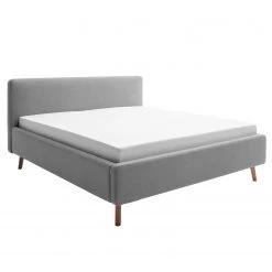Meise.möbel Lit capitonné Mattis II - Gris - 140 x 200cm -Lits & literie Soldes 1000285786 210824 13330200025 DETAILS P000000001000285786