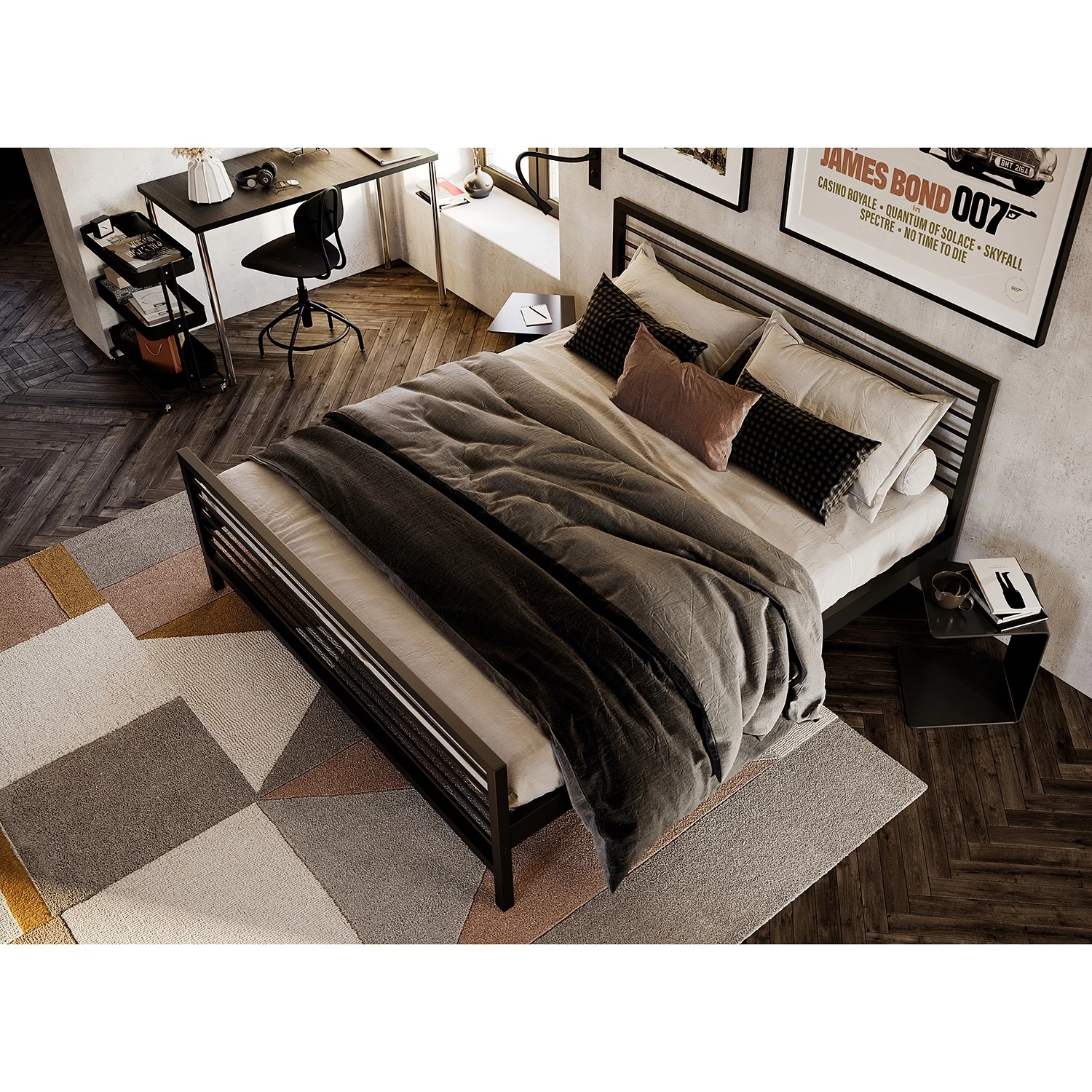 Hoss Lit en métal Brighton - 160 x 200cm 3 Hoss Lit en métal Brighton - 160 x 200cm – Image 3