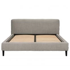 Studio Copenhagen Lit capitonné Steve - Tissu Meave: Gris - 200 x 200cm -Lits & literie Soldes 1000291228 220322 030 DETAILS P000000001000291228