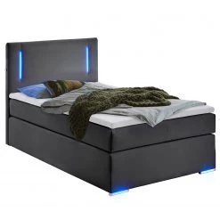 Loftscape Lit boxspring Flashlight I - Noir - 120 x 200cm - Sans espace de rangement