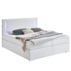 Loftscape Lit boxspring Flashlight II - Blanc - 180 x 200cm - Sans espace de rangement