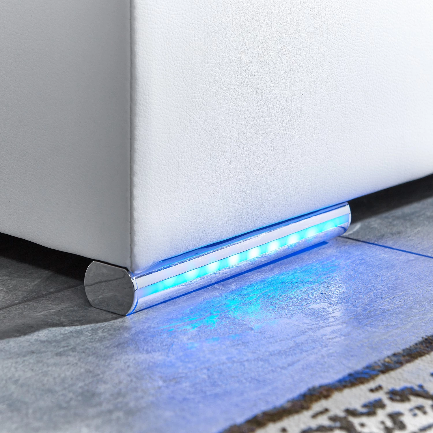 Loftscape Lit boxspring Flashlight II - Blanc - 180 x 200cm - Sans espace de rangement 9 Loftscape Lit boxspring Flashlight II - Blanc - 180 x 200cm - Sans espace de rangement – Image 9