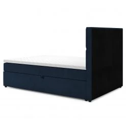 Loftscape Lit boxspring Fira - Bleu - 140 x 200cm -Lits & literie Soldes 1000294417 220223 040 DETAILS P000000001000294417
