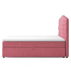 Loftscape Lit boxspring Miriam - Rose - 140 x 200cm -Lits & literie Soldes 1000294456 220223 045 DETAILS P000000001000294456