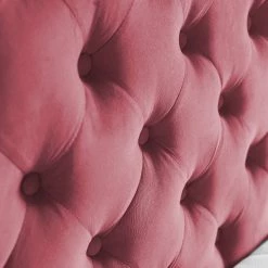 Loftscape Lit boxspring Miriam - Rose - 140 x 200cm -Lits & literie Soldes 1000294456 220223 060 DETAILS P000000001000294456