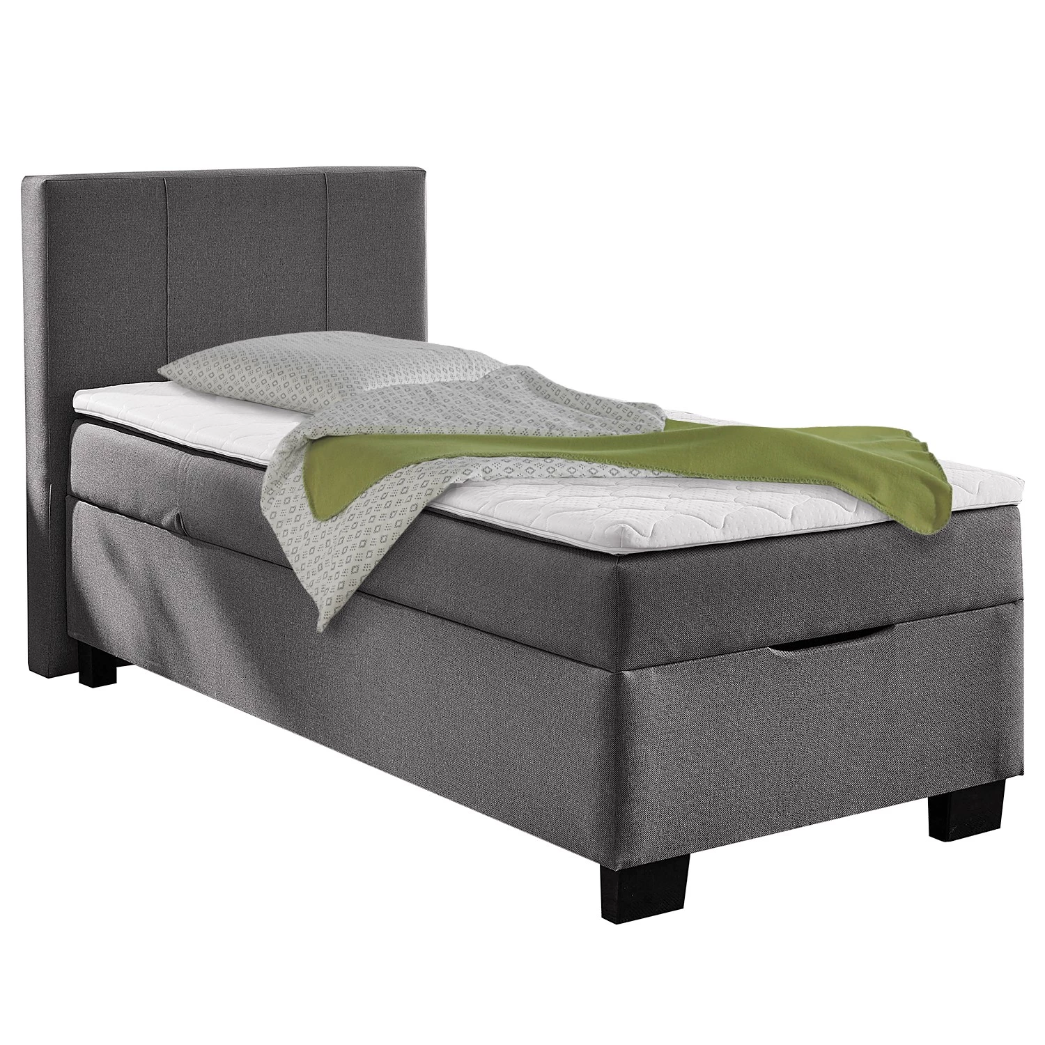 Loftscape Lit boxspring Karlsborg - Gris - 90 x 200cm 1 Loftscape Lit boxspring Karlsborg - Gris - 90 x 200cm