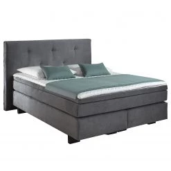Loftscape Lit boxspring Longsland - Gris - 140 x 200cm