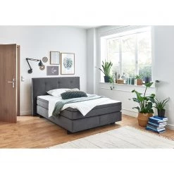 Loftscape Lit boxspring Longsland - Gris - 140 x 200cm -Lits & literie Soldes 1000314792 211216 15322400089 MOOD DETAILS P000000001000314792 mood